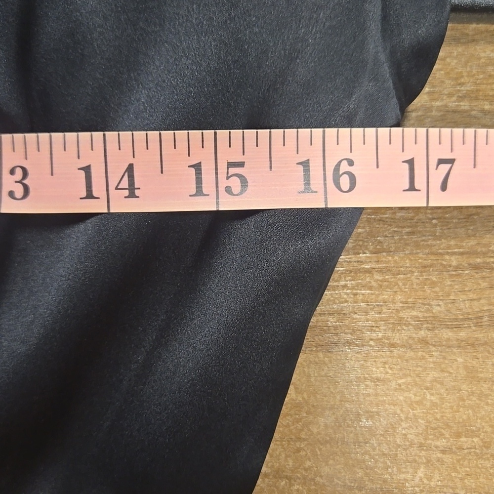 TED BAKER-London Haydaa Black Silk Dress-Size 1(4) - Picture 15 of 17